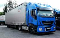 =Iveco Stralis 480-Sattelzug rastet an der A7 im September 2017