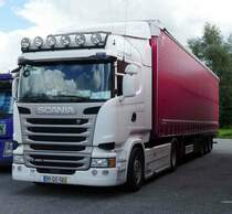 =Scania R 450 rastet an der A 7 im September 2017