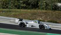 Mercedes-Benz C11 Seitenansicht. Foto: Hungaroring Classic am 01.10.2017.