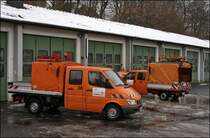 Sprinter 211CDI und VW T4 auf der Meisterei der AM L�denscheid. (13.01.2009)