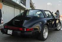 Porsche 911 (964) Targa (Rückansicht) in ausgezeichnetem Zustand. Foto: Hungaroring Classic am 01.10.2017.