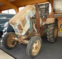 =Lanz, stand zum Verkauf bei der Bulldogmesse in Alsfeld im Oktober 2017