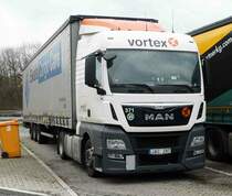 =MAN-Sattelzug von  vortex  rastet an der A3 im November 2017