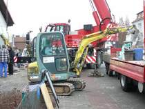 Ammann Yanmar B 19 verldt Bauschutt am 27.01.09 in 36088 Hnfeld