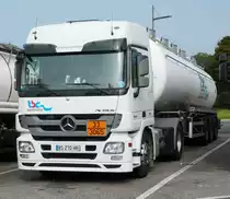 =MB Actros-Tankzug 1844 rastet im September 2017 an der A 5