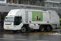 Renault 270 Kehrichtwagen BE 550495 Nr.84 der Stadt Bern unterwegs am 12.12.2008 in der Stadt Bern 