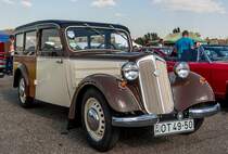 IFA F8 (Nachfolger des DKW F8), Kombikarosserie mit Holzdeckung an der Seite, fotografiert auf der Hungaroring Classic am 01.10.2017.