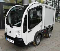 =Goupil G 3 unterwegs in der VW Autostadt Wolfsburg im Dezember 2017