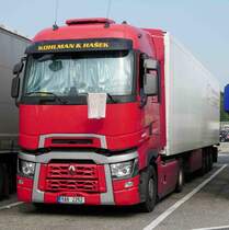 =Renault-Sattelzug rastet im September 2017 an der A 5