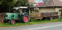 =Deutz 2505 steht im Oktober 2017 in Schlitz