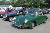 Ein Porsche 356 auf dem Oldtimertreffen am Bikertreff Krefeld, 24.9.17