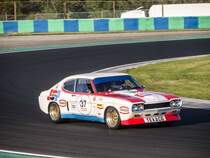 Ford Capri Tourenwagen, fotografiert auf der Hungaroring Classic am 01.10.2017.