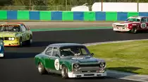 Ford Escort Mk1 Tourenwagen, fotografiert auf der Hungaroring Classic am 01.10.2017.