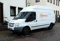 =Ford Transit der Firma DIEDERICH steht im Dezember 2017 in Fritzlar