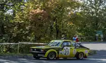 Opel kadett C Coupé auf der Mecsek Rallye Historic Europameisterschaft am 13.10.2017