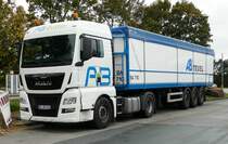 =MAN-Sattelzug von  AB  rastet im September 2017 an der A 5