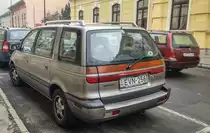 Rückansicht: Mitsubishi Space Wagon am 07.12.2017.