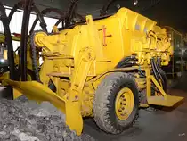 Ein im Bergbau eingesetzter Bunkerlader. (Deutsches Bergbaumuseum Bochum, Februar 2012)