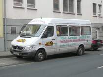 MB Sprinter des Obst- und Gem�seh�ndlers SCHMICKL am 29.01.09 in 36088 H�nfeld