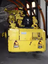 Ein Bohrfahrzeug im Deutschen Bergbaumuseum Bochum (Februar 2012)