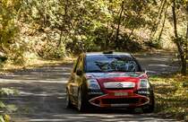 Citroen C1 auf der Mecsek Rallye OB am 15.10.2017.