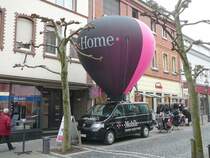 VW T5 als Werbefahrzeug von T-mobile am 29.01.09 in 36088 H�nfeld anl. der Neuer�ffnung der Firma Klamt