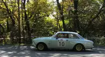 Alfa-Romeo Giulia Sprint auf der Mecsek Rallye Historic Europameisterschaft am 13.10.2017.