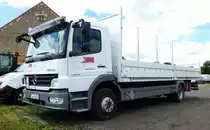 =MB Atego 1224 der Zimmerei KAPP, gesehen beim Ortsjubiläum von Spahl im Juni 2017