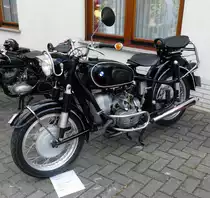 =BMW R 50, Bj. 1956, 26 PS, gesehen beim Ortsjubiläum von Spahl im Juni 2017