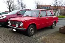 Lada 1500, zu meiner Überraschung weder mit Euro noch mit H-Kennzeichen. Gesehen in Nordhausen 24.12.2017