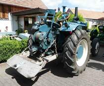 =Lanz mit Seilwinde, gesehen beim Ortsjubiläum von Spahl im Juni 2017