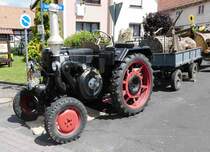 =Lanz, gesehen beim Ortsjubiläum von Spahl im Juni 2017