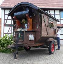 =Schäferwagen, ausgestellt beim Ortsjubiläum von Spahl im Juni 2017