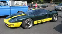 Ein Ford GT 40 auf dem Oldtimertreffen am Bikertreff Krefeld, 24.9.17