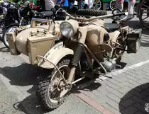 =BMW-Wehrmachtsgespann, ausgestellt beim Ortsjubiläum von Spahl im Juni 2017