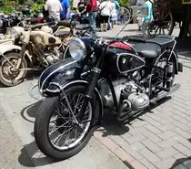 =BMW mit Steib-Seitenwagen, ausgestellt beim Ortsjubiläum von Spahl im Juni 2017