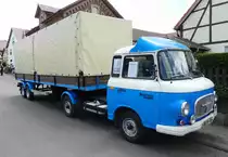 =Barkas B 1000-Sattelzug, gesehen beim Ortsjubiläum von Spahl im Juni 2017