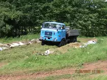 W 50 LA beim Silage walzen würde ohne Allrad nicht gehen Bild habe ich am 17.06.2007 gemacht.