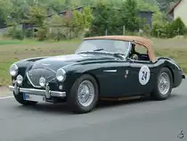 Ein Austin Healey 100-4 BN während der ADAC Sunflower Rallye im August 2012.