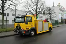 ADAC/Safar MAN Abschleppfahrzeug am 06.01.18 in Frankfurt am Main Preungesheim