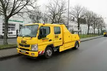 ADAC/Safar Mitsubishi Canter Abschleppfahrzeug am 06.01.18 in Frankfurt am Main Preungesheim