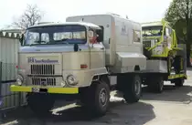 L 60 mit Tieflader Bild habe ich in Nordhausen-Salza am 23.05.2003 gemacht.