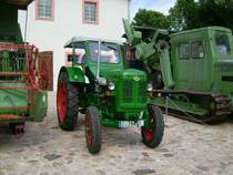 Famulus RS14/46 im Schlo�hof des Landwirtschaftsmuseum Blankenhain.