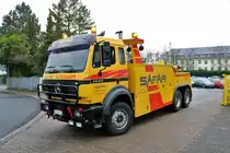 ADACTruckService/Safar Mercedes Benz Aschleppfahrzeug für LKW und Busse am 06.01.18 in Frankfurt Preungesheim. Dieses Foto entstand bei einen vereinbarten Fototermin