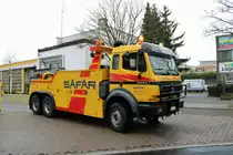 ADACTruckService/Safar Mercedes Benz Aschleppfahrzeug für LKW und Busse am 06.01.18 in Frankfurt Preungesheim. Dieses Foto entstand bei einen vereinbarten Fototermin