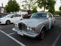 Rolls Royce Corniche, als Hochzeitskutsche in Rüdesheim/Rhein; 170610
