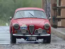 Ein Alfa Romeo 1600 Sprint Coupé im August 2012 bei Nehringen.