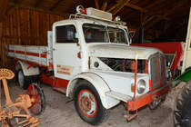 Ein Lastkraftwagen IFA S4000 im Agroneum Alt Schwerin. (August 2012)