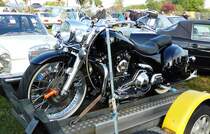 =unbekanntes Motorrad steht bei der Veterama zum Verkauf, 10-2017