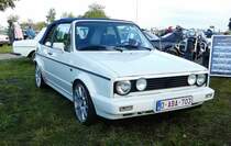 =VW Golf Cabrio steht bei der Veterama zum Verkauf, 10-2017